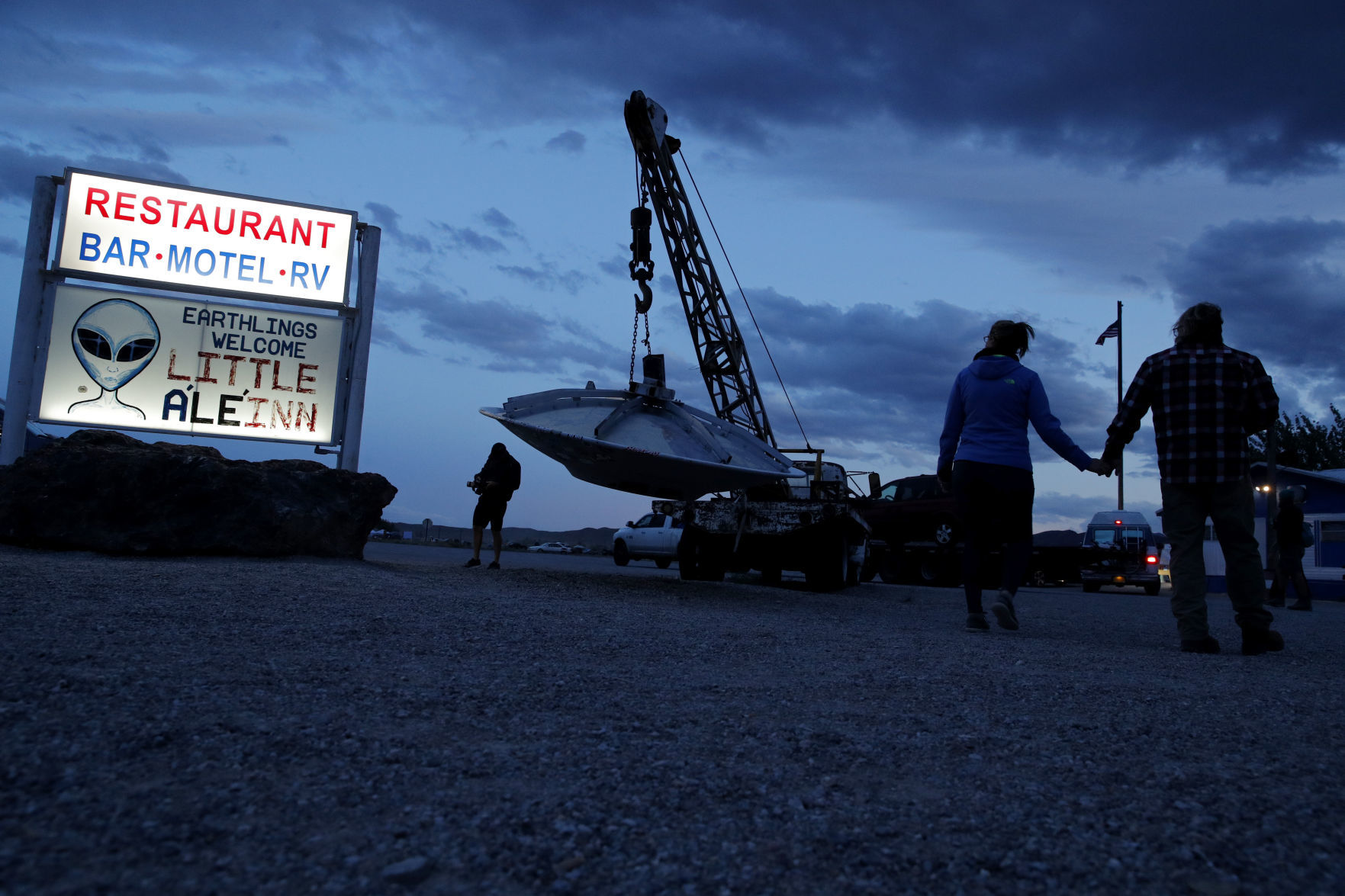 APTOPIX Storm Area 51 Events